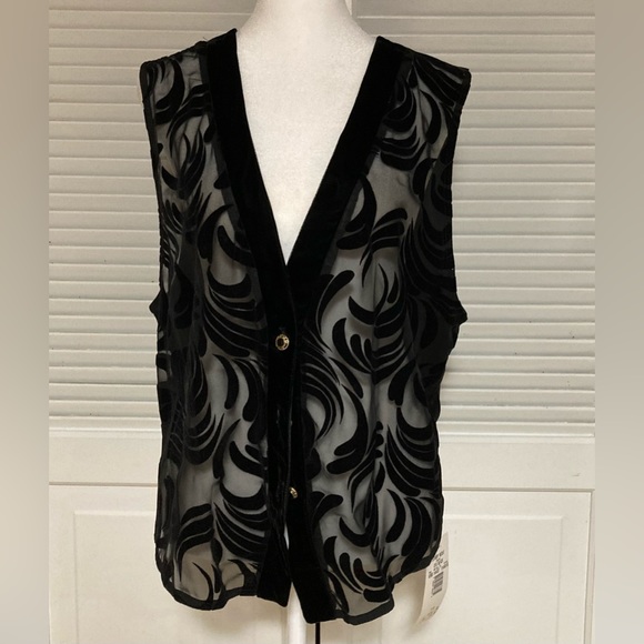 NWT Napa Valley Starry Night Vest Size 14 - Picture 2 of 15